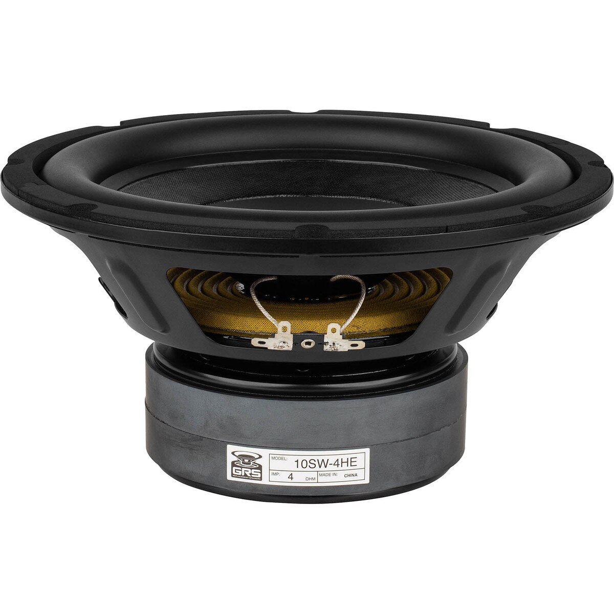 GRS 10SW4HE 10" High Excursion Subwoofer 4 Ohm